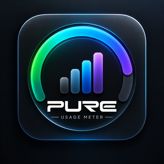 Ikona aplikace Usage Meter Pure